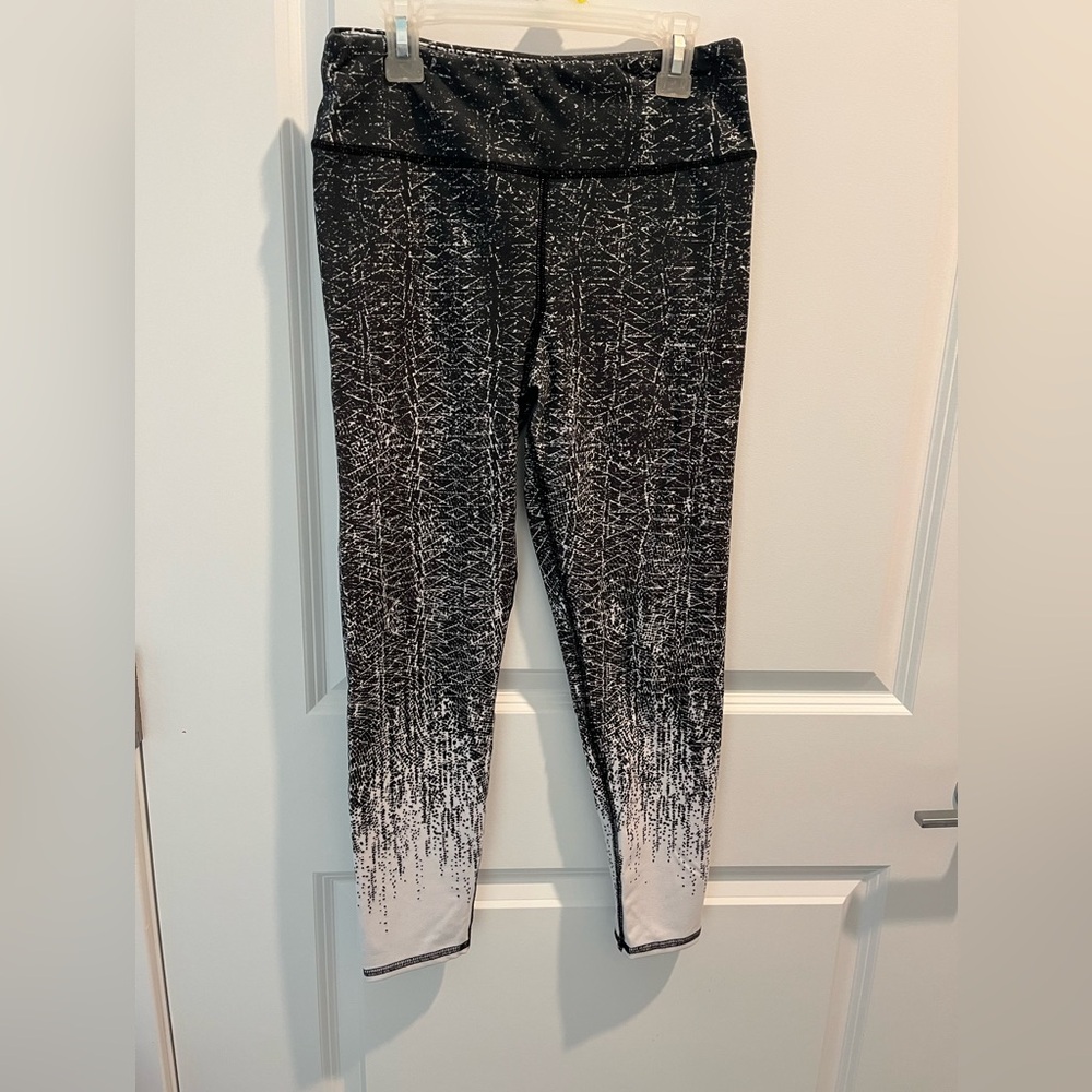 adidas Black and White Cropped Pants